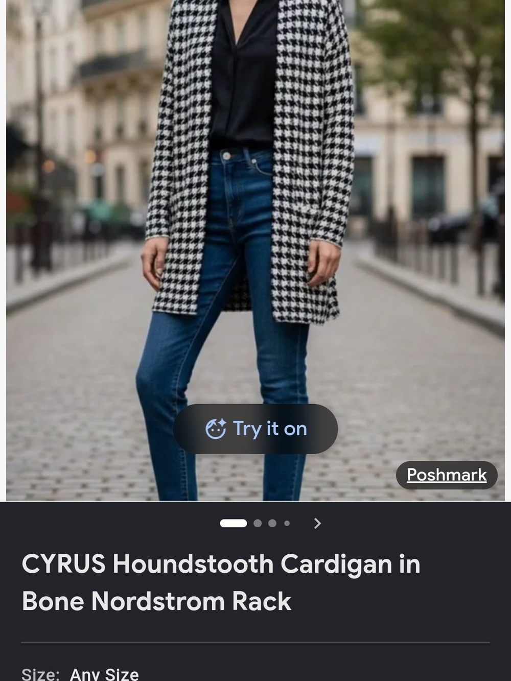 CYRUS High-Rise Slim Jeans in Dark Blue